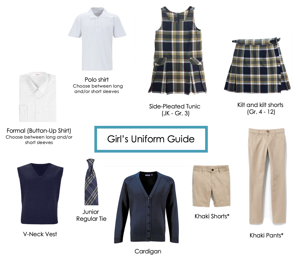 Girls Uniform Guide